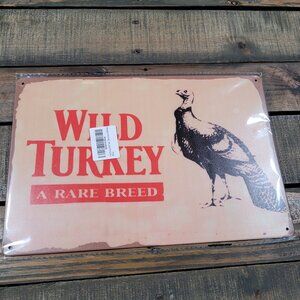 Wild Turkey Metal Sign